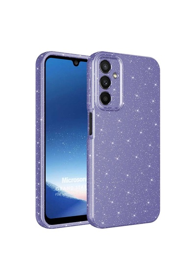 Microsonic Samsung Galaxy Uyumlu A15 Kılıf Grand Stardust Mor -