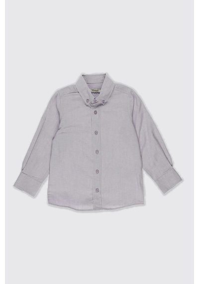 Erkek Çocuk Basic Lila Oxford Gömlek 7923058