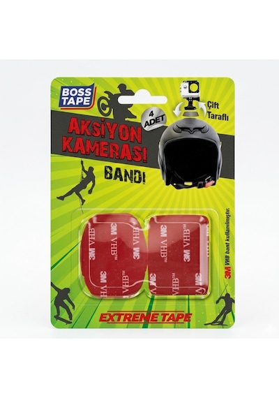 Boss Tape Aksiyon Kamerası Yapıştırma Bandı Bt-09009