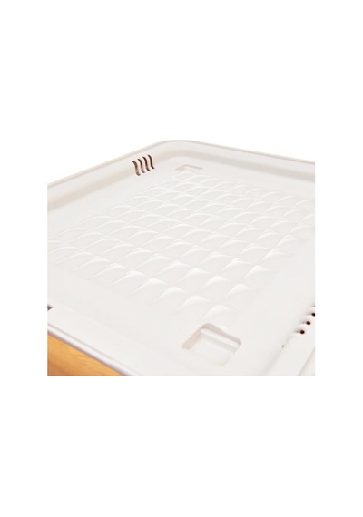 Tr Motek Bambu Tekerlekli Organizer Çok Amaçlı Saklama Kutusu 2x12 Lt Genel