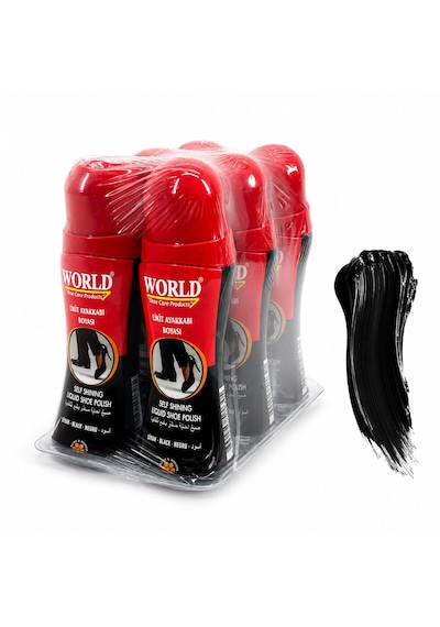 6 Adet Siyah Likit Ayakkabı Boyası 75ml 5680 124-Pembe