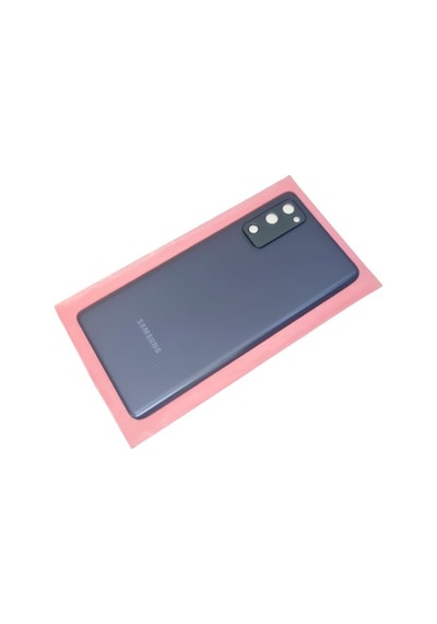 Samsung Galaxy Uyumlu S20 Fe Arka Pil Batarya Kapağı Full Lensli Siyah
