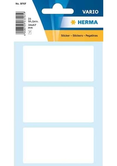 Herma Varıo Etıket 34X67Mm Beyaz