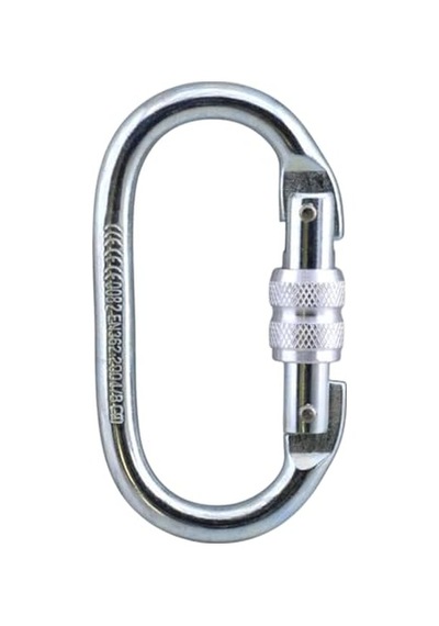 Oval Kilitli Karabina 10 Mm Kanca Paslanmaz Çelik Kilit Tırmanma Kamp Ekipman Tırmanış İp Askı Kilid