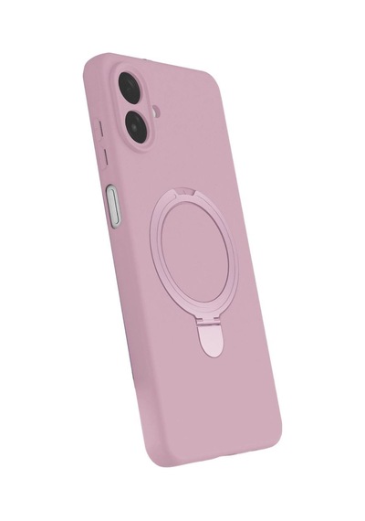 Samsung Galaxy A07 4g Regal Magsafe Standlı Kapak - Açık Pembe