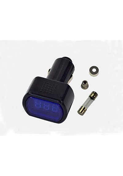 Aek-tech Araç Akü Dijital Volt Ölçer Voltmetre Renkli