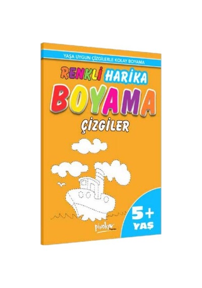 Renkli Harika Boyama Çizgiler 5+yaş - Yqbx-614971