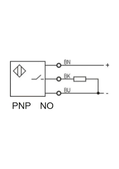 Lanbao Lr08tbn02dpo ,m8/2mm Pnp-no 3-kablo Endüktif Sensör