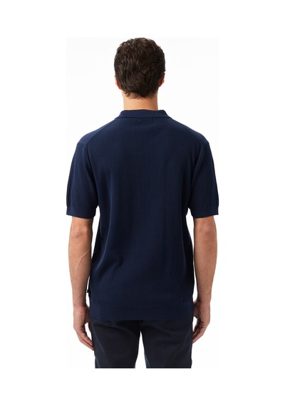 Nautica Erkek Lacivert Regular Fit Kısa Kollu Triko Düz S55110t Lacivert
