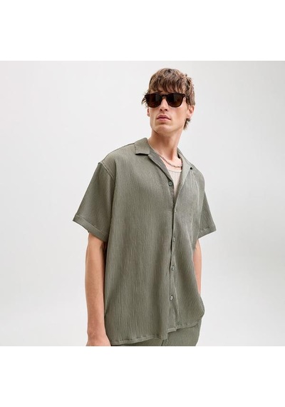 Jack & Jones Jack&jones Harrison Resort Erkek Haki Gömlek Haki