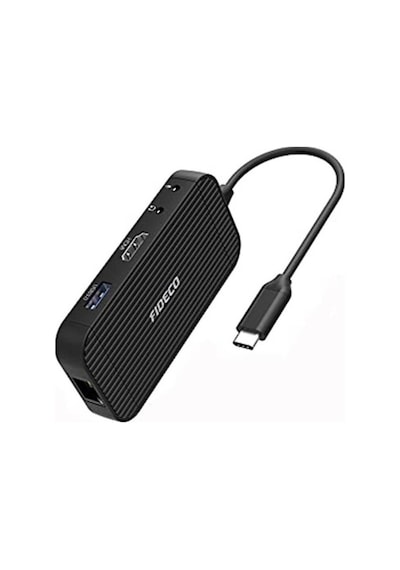 Fıdeco 9 İn 1 Type-c Hub - 4k Hdmı, Gigabit Ethernet, Usb 3.0, Pd Şarj, Sd/tf Kart Okuyucu