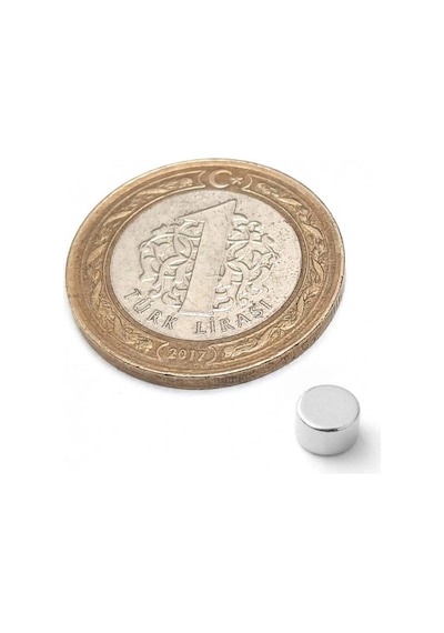 Ø5x3 Mm Yuvarlak Mıknatıs Neodyum-10 Adet