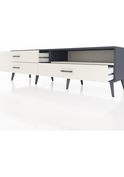 Hyperion Tv Ünitesi Tek Raflı 3 Çekmeceli 176x44x51 Antrasit-aytaşı/aytaşı Aytası/aytası Hyperion Tv Ünitesi Tek Raflı 3 Çekmeceli 176x44x51 Antrasit-aytaşı/aytaşı Aytası/aytası
