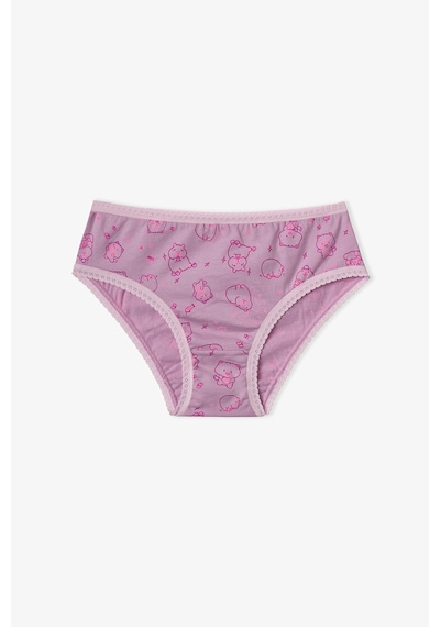 Penti Kız Çocuk Pembe Sevimli Party Pamuklu 5li Slip Külot