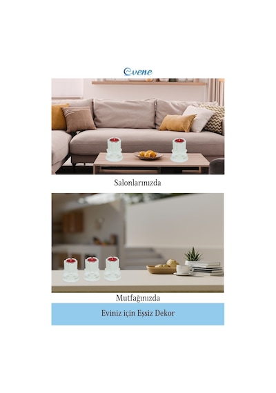 Mumluk Şamdan Tealight Mum Uyumlu Tarihi Sütun Model - Beyaz