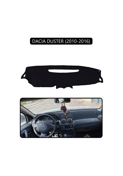 Dacıa Duster 2010-2016torpido Koruma Halısı Siyah Kenar