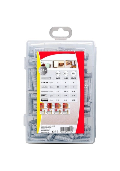 Fıscher Sx 6-8-10 Plastik Dübel Seti 132 Parça