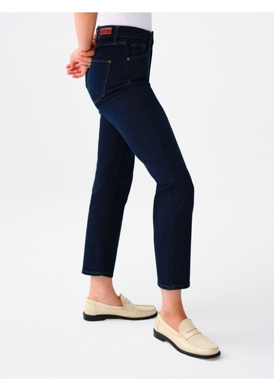 Elena Slim Fit Kadın Pantolon Denim