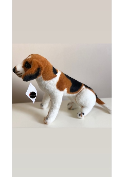 Alman Kurdu Peluş Oyuncak 35 Cm Beyaz