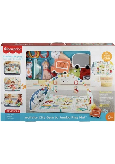 Fisher Price Şehir Macerası Jumbo Jimnastik Merkezi  Gjd41