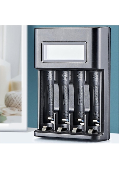 Greentech Pil Şarj Cihazı (Dört Yuvalı) - 1.2V Ni-Mh / Ni-Cd AA / AAA / GT-BC03