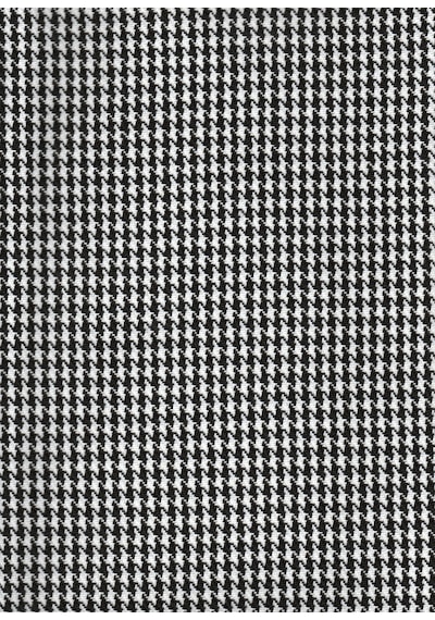 Enesar Home Keten Kaz Ayağı Döşemelik Kumaş Premium Dokuma Siyah Beyaz 100 x 140 cm