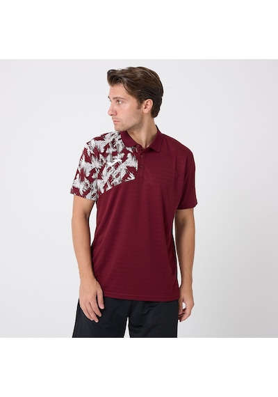 Bordo Joma Erkek Futbol Polo T-shirt Premium 9212326 Bordo