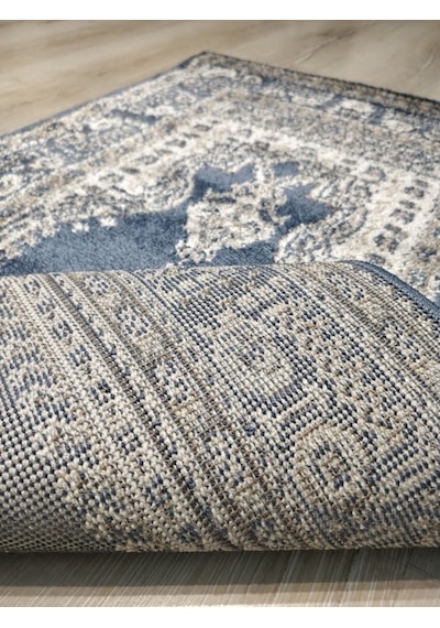 3 Adet Halı Sarayı Sihir Namazlık Seccade Nm012 Mavi 60X115Cm
