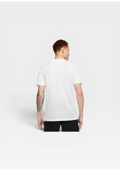 Nike Dri-fıt Park Vıı Bv6708-010 Erkek Futbol Forması Siyah Antrenman Tişörtü Beyaz