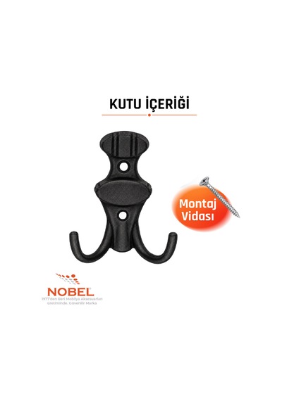 Çi Zgi Li Askı, Metal Vestiyer Askısı, Matsiyah, Duvar Ve Dolap Askılığı 5'li Set Vidalı Matsi Yah