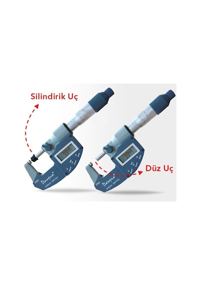 Dasqua 4410-1105 Ip65 Hassas Dijital Mikrometre