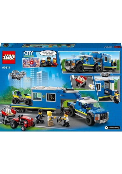LEGO® City 60315 Polis Mobil Komuta Kamyonu 436 Parça
