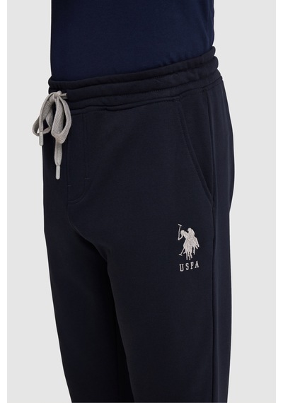 U.S. Polo Assn. Erkek Lacivert Slim Fit Bağcıklı Eşofman Altı 50329409-vr033