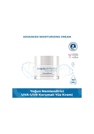 Acqua Perfection AcquaBoost Yoğun Nemlendirici & UVA-UVB Korumalı Yüz Kremi 50﻿﻿ ML