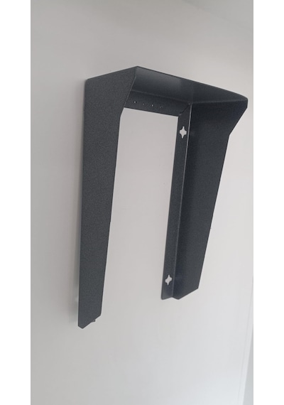 Diafon Zil Paneli Koruyucu Kapı Zili Metal Yağmurluk Aparatı, Antrasit, 15 X 27,5 X 8 Mm