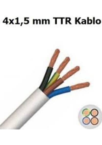 Çarkıt Cable 4X1,5 Ttr Çok Telli Kablo Tam Kesit %100 Bakır