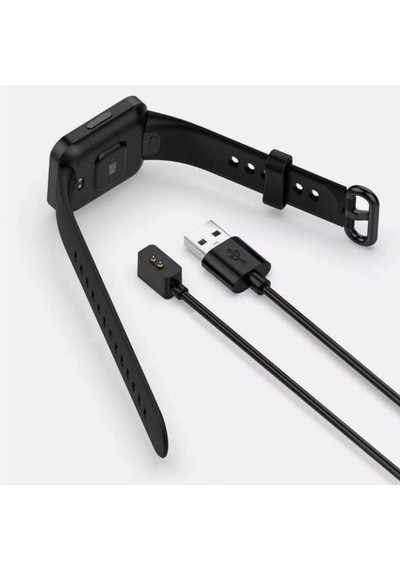 Caseonn Xiaomi Redmi Watch 2 Lite Manyetik Usb Hızlı Şarj Kablosu Siyah