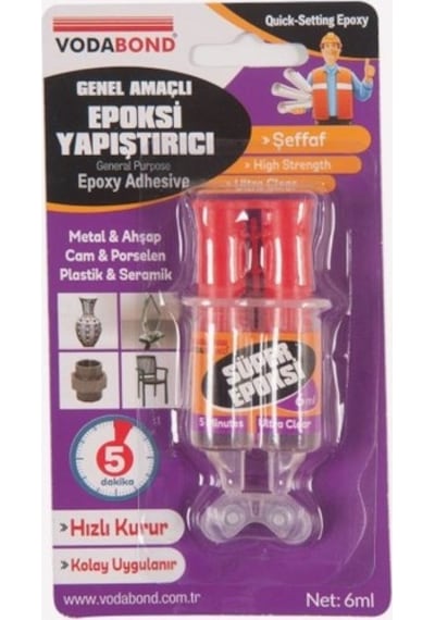 Vodabond 6 Gr Şırınga  Epoxy