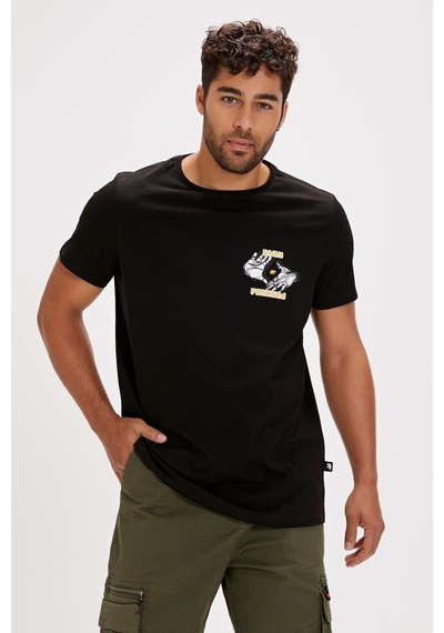 Bad Bear Focus T-shırt Nıght Erkek Tişört Siyah S-xxl 001