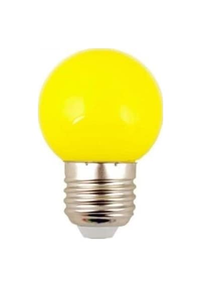 40 Adet Forest Fr 1810 1w Gece Ampulü Sarı Işık E27 Duy
