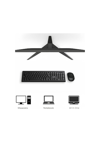 Philips SPT6324 Kablosuz Türkçe Q Klavye & Mouse Seti