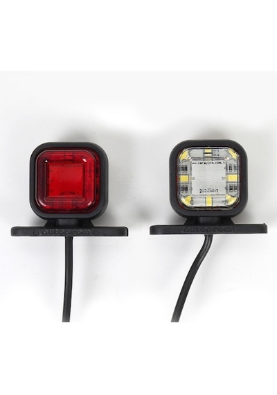 Ahmet Otomotiv Çeray Mini Kare Takoz Led Lamba 12v-24v 2'li Set