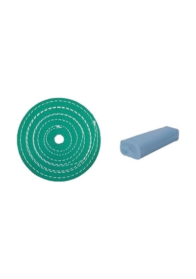 Can 115 Mm Polisaj Keçe Ve Grup Zımpara Mavi Cila Takımı