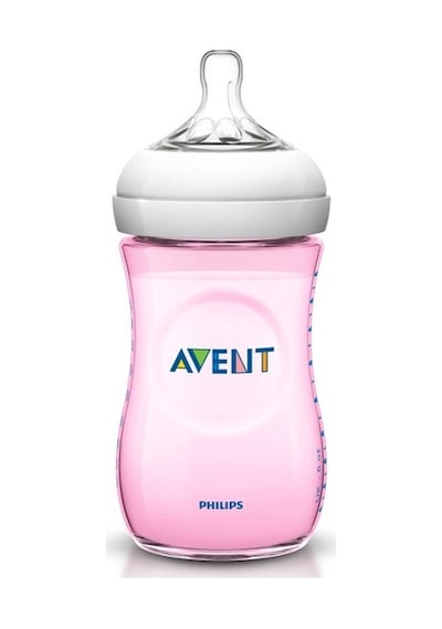 Philips Avent Natural PP Biberon 260 ML Tekli Pembe Scf03417