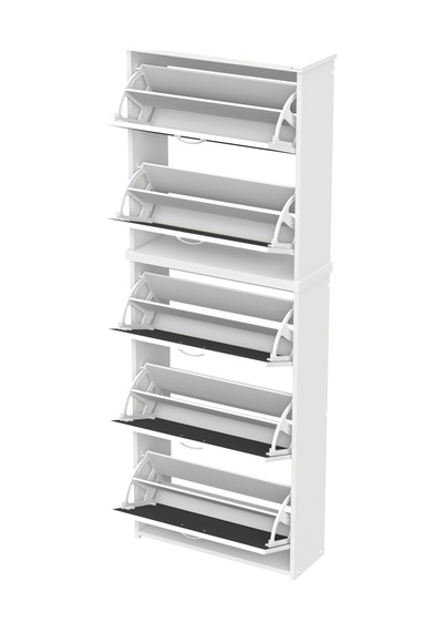 Modilayn Verve Asma Antre 72x194x26 Cm Lik 5 Düşer Kapak 10 Göz Bölmeli Ayakkabılık Antrasit - Beyaz Modilayn Verve Asma Antre 72x194x26 Cm Lik 5 Düşer Kapak 10 Göz Bölmeli Ayakkabılık Antrasit - Beyaz