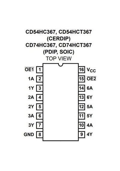 74Hc367 Smd Entegre