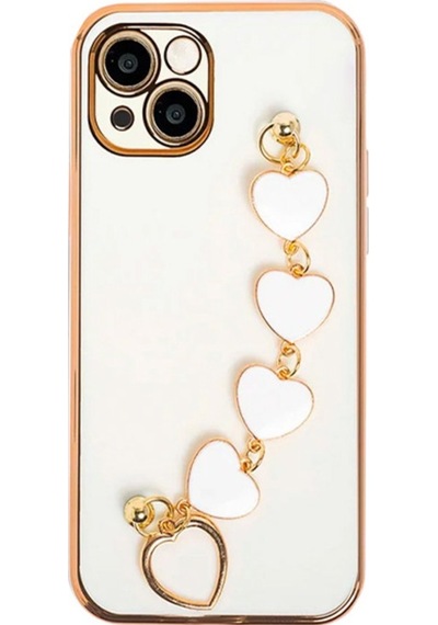 Ally Apple Uyumlu iPhone 13 Mini 5.4Inç Kilif Kalp Bileklik Tutuculu Lüx Sili 416568510