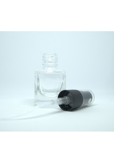 Boş Parfüm ve Kolonya Şişesi 5 ML 10 Adet Boş Cam Siyah Sprey Şişe