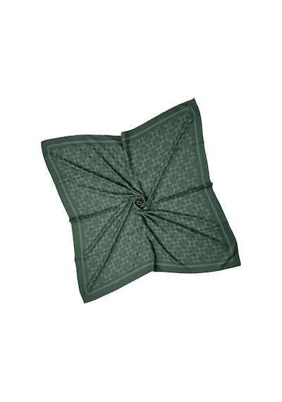Mim Eşarp Işıl İpek - C Desen Siena Eşarp 100x100 Cm Zümrüt