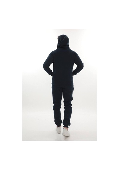Erkek 3 İplik Kapüşonlu Sweat Üst Royal Hardal
